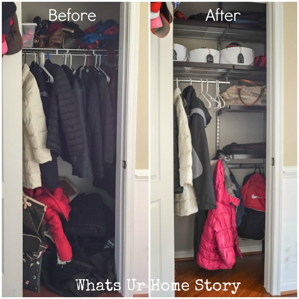 Coat Closet Organization