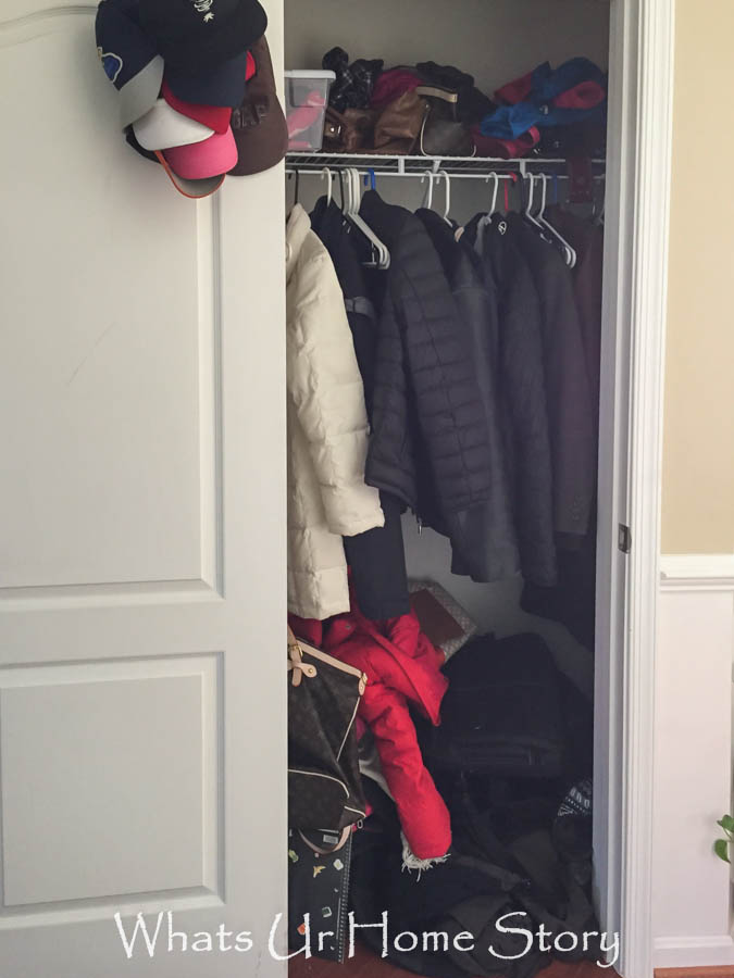 Coat Closet Organization