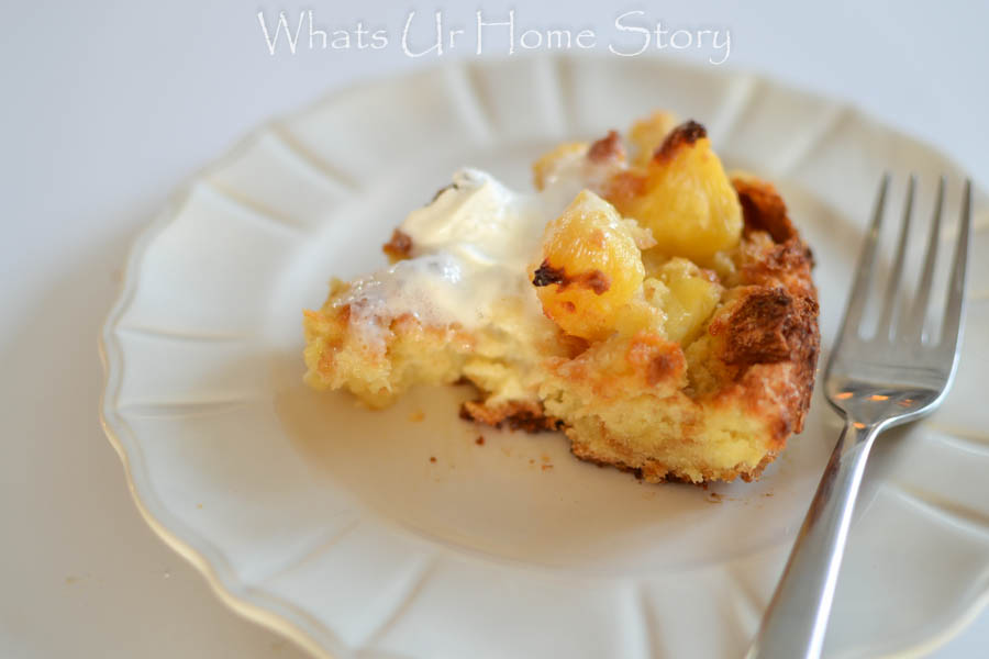 Pineapple Bread Pudding