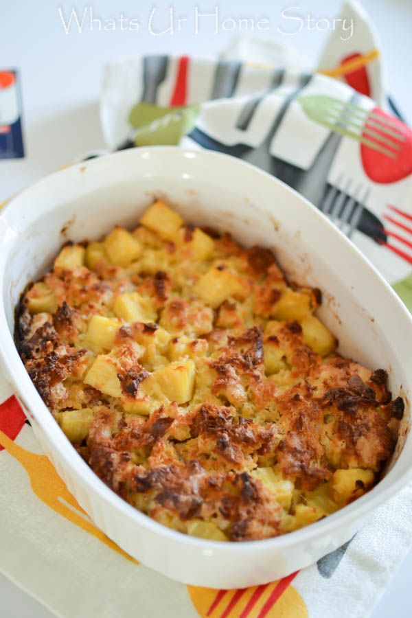 Pineapple Bread Pudding