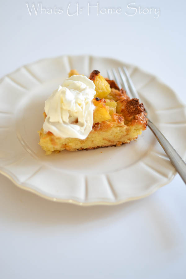 Pineapple Bread Pudding