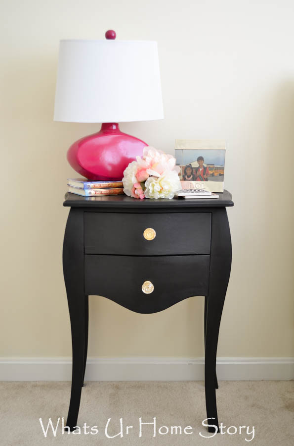 Oak Side Table Makeover with Black Chalk Paint Wax - Perfectly Imperfect™  Blog