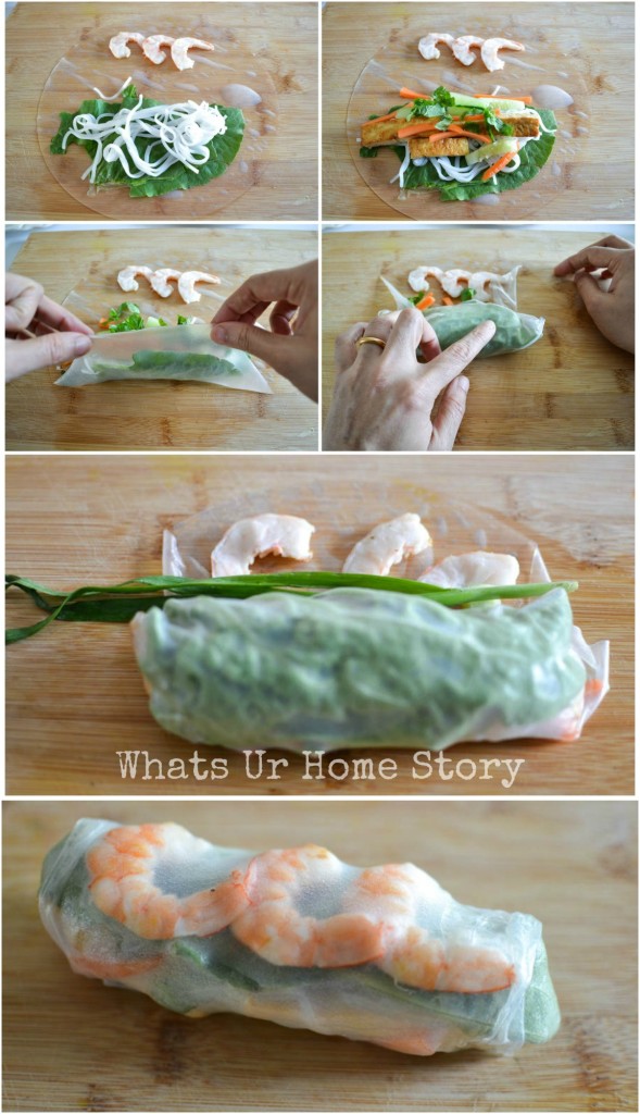 Vietnamese Spring Rolls with Tofu and Shrimp