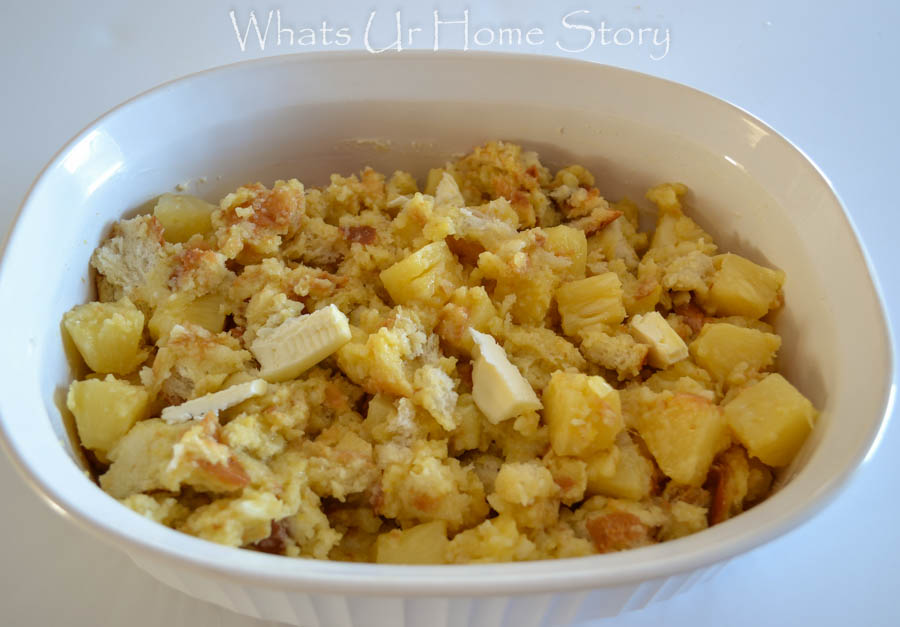 Pineapple Bread Pudding