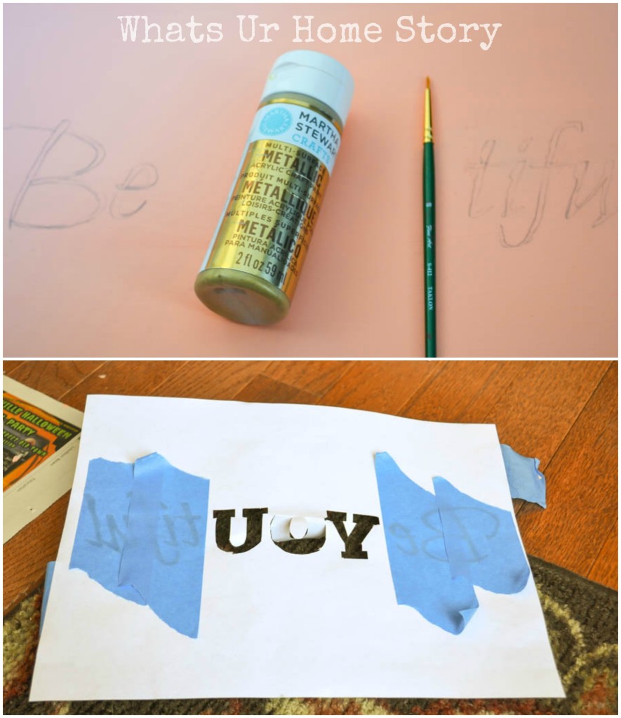 DIY Beyoutiful Sign