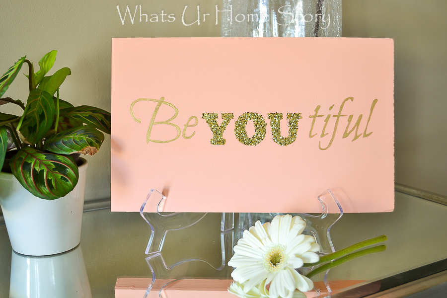 DIY Beyoutiful Sign