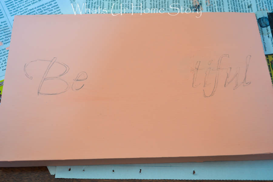 DIY Beyoutiful Sign