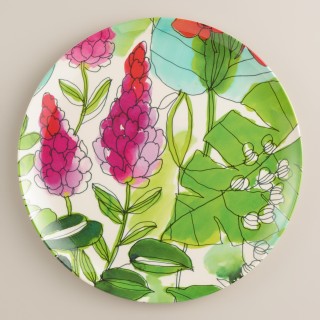 Floral Fiji Dinner Plates watercolor plates