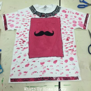 Great project for kids T Shirt painting with fabric paint