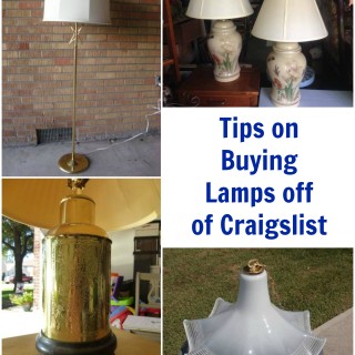 Great tips on buying lamps off of Craigslist