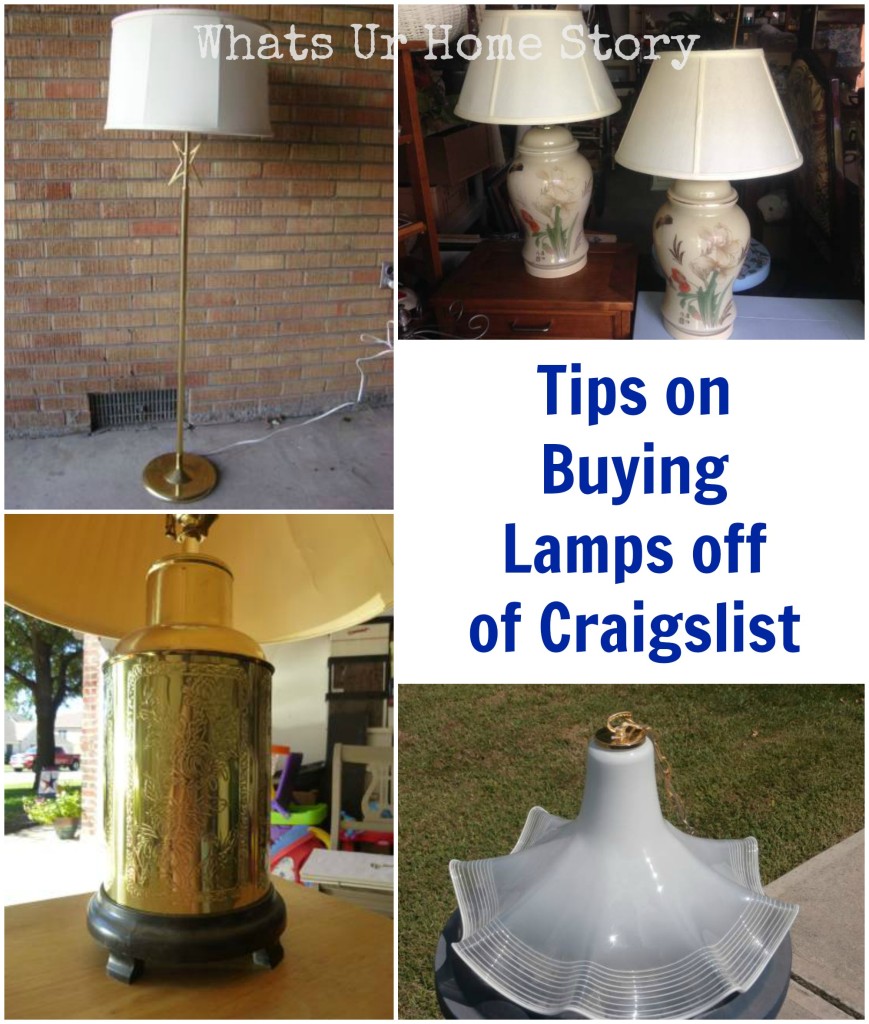 Buying Lamps off of Craigslist