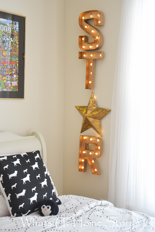 DIY Marquee Letters Sign