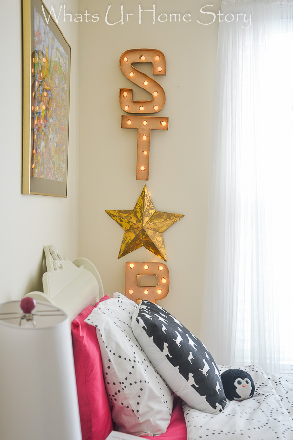 DIY Marquee Letters Sign