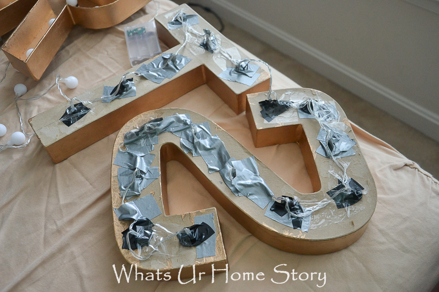 DIY Marquee Letters Sign