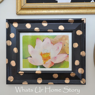 How to make a polka dot frame