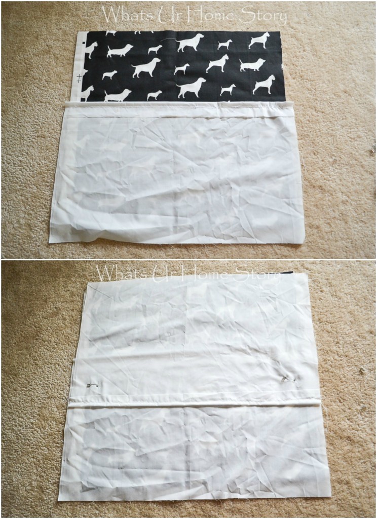 Envelope Pillow Cover Tutorial