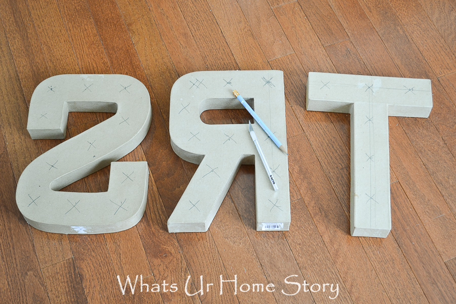 DIY Marquee Letters Sign