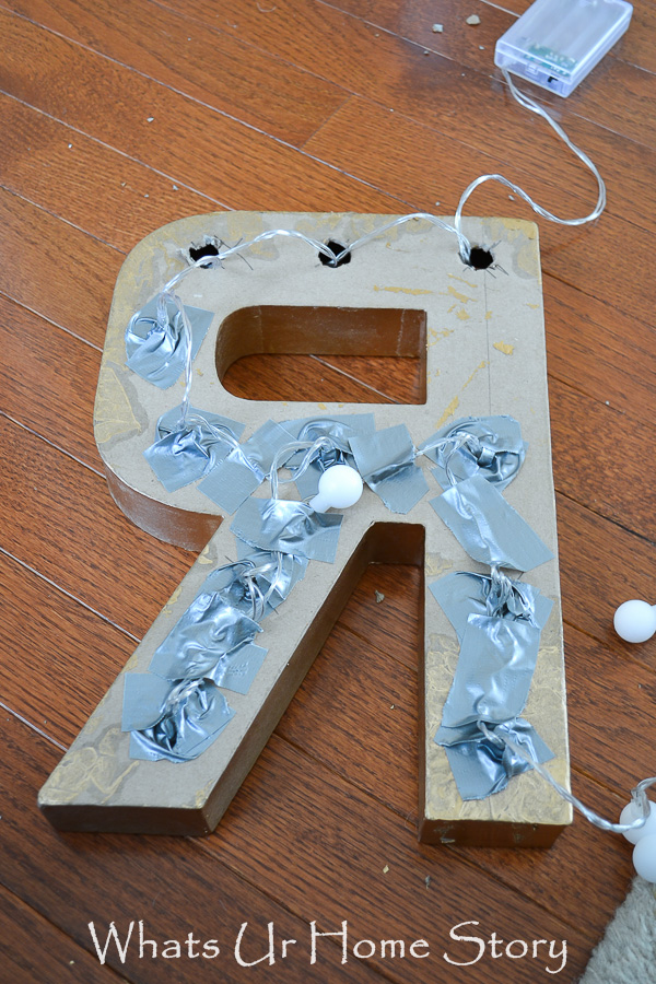 DIY Marquee Letters Sign