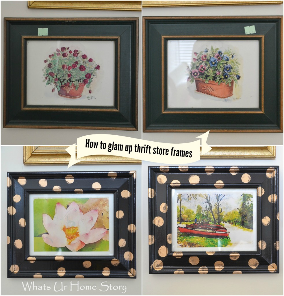 Gold Polka Dot Frames