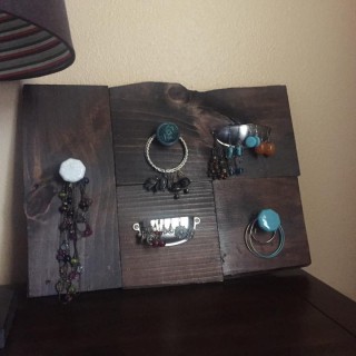 diy earring organizer