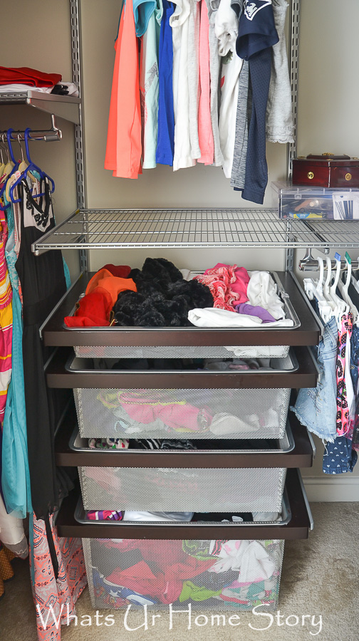 The Tiny Girls Room Closet Gets an Elfa Makeover