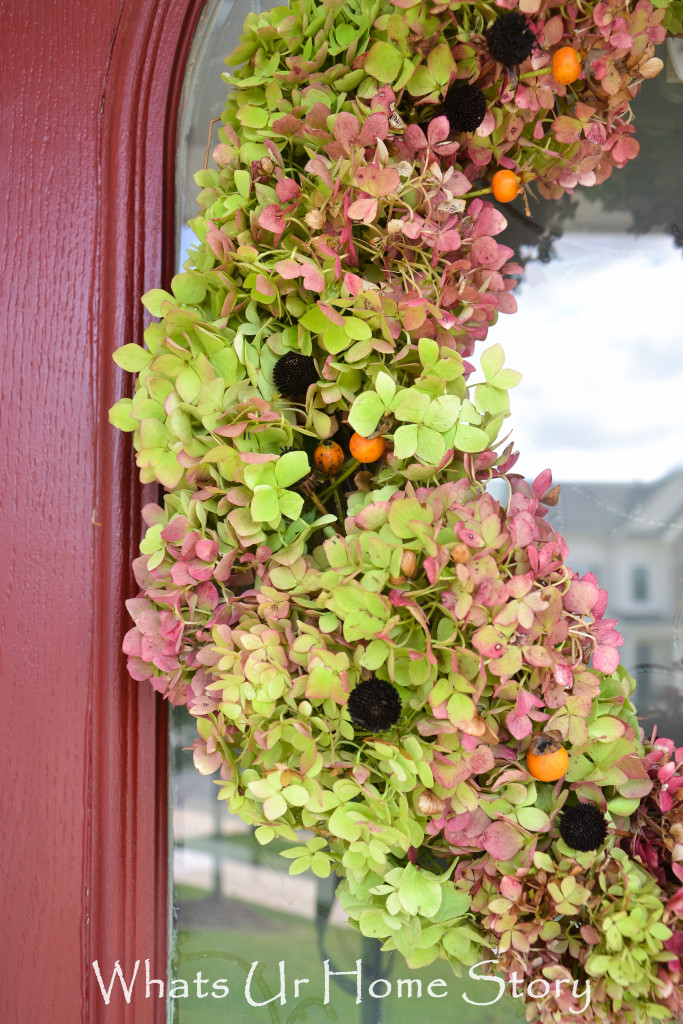 No Cost Hydrangea Wreath