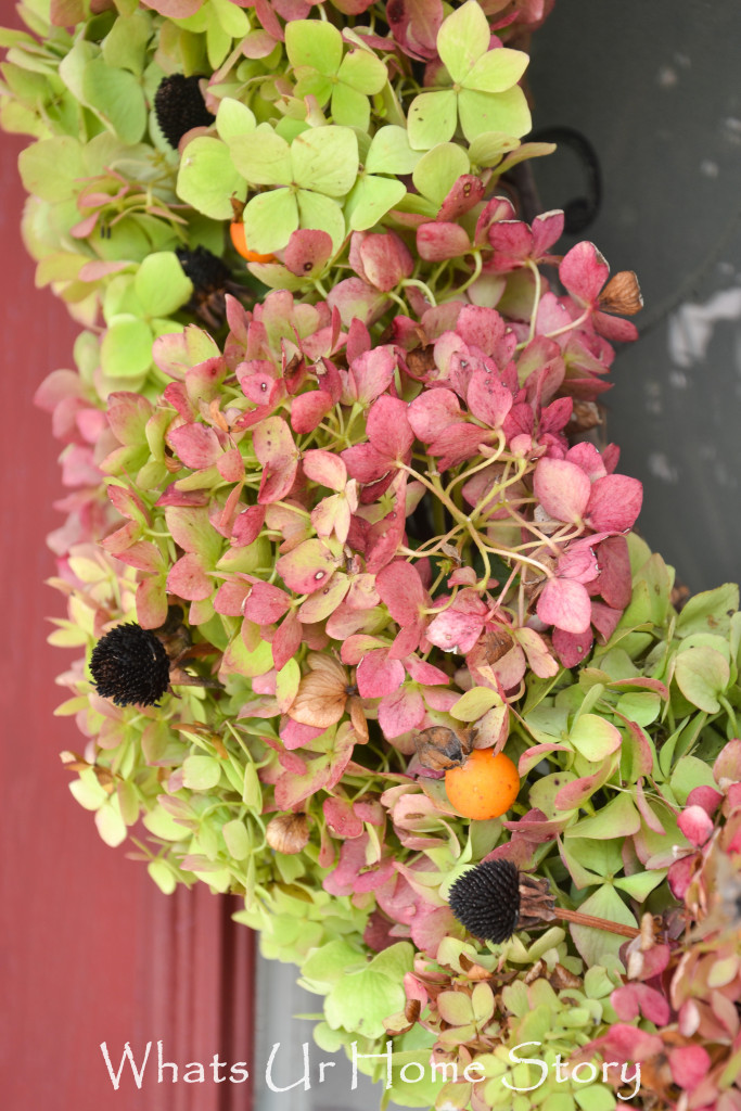 No Cost Hydrangea Wreath