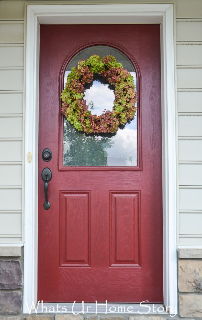 No Cost Hydrangea Wreath