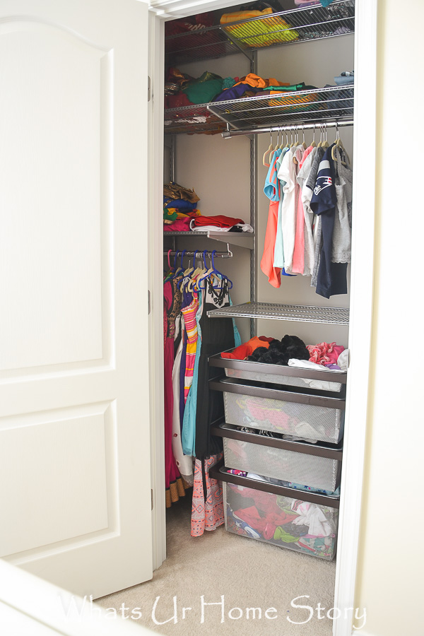 The Tiny Girls Room Closet Gets an Elfa Makeover