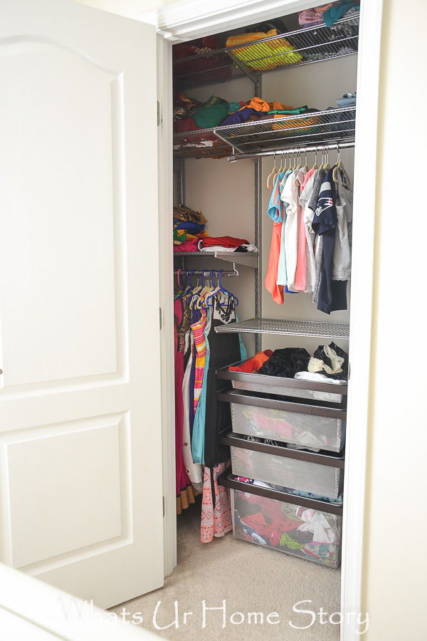 The Tiny Girls Room Closet Gets an Elfa Makeover