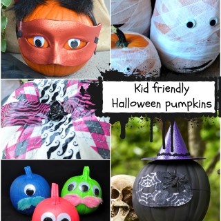 Great kid friendly Halloween pumpkins decorating