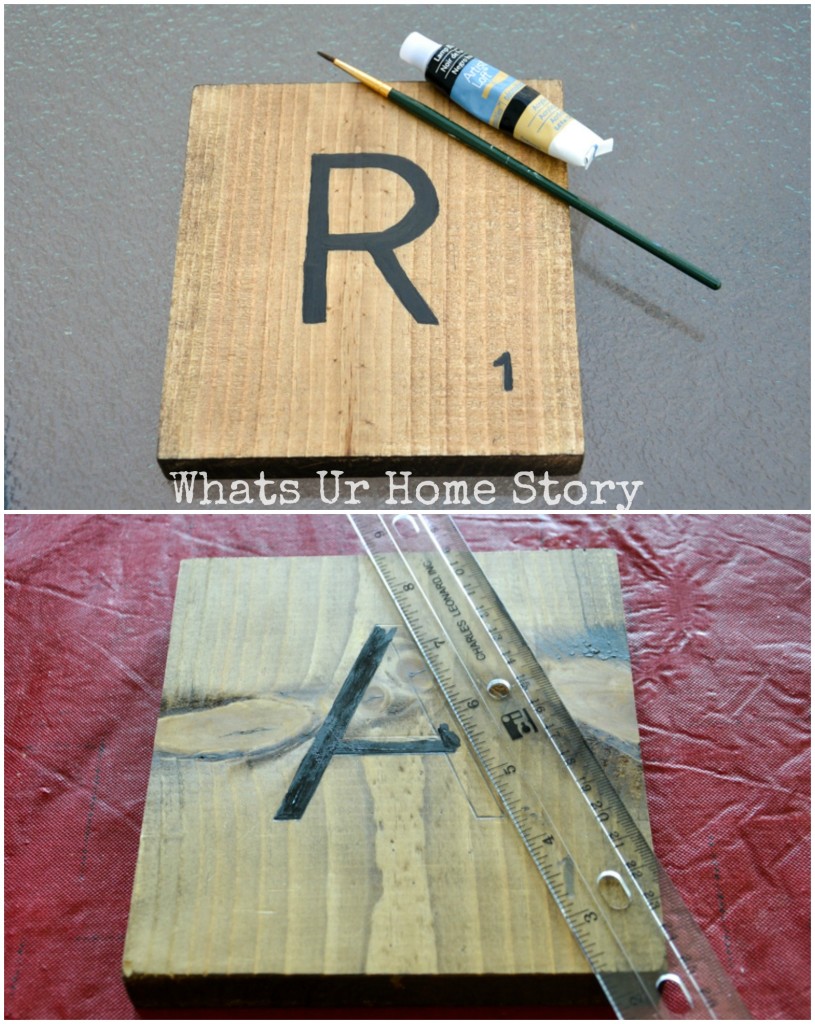 DIY Scrabble Tiles