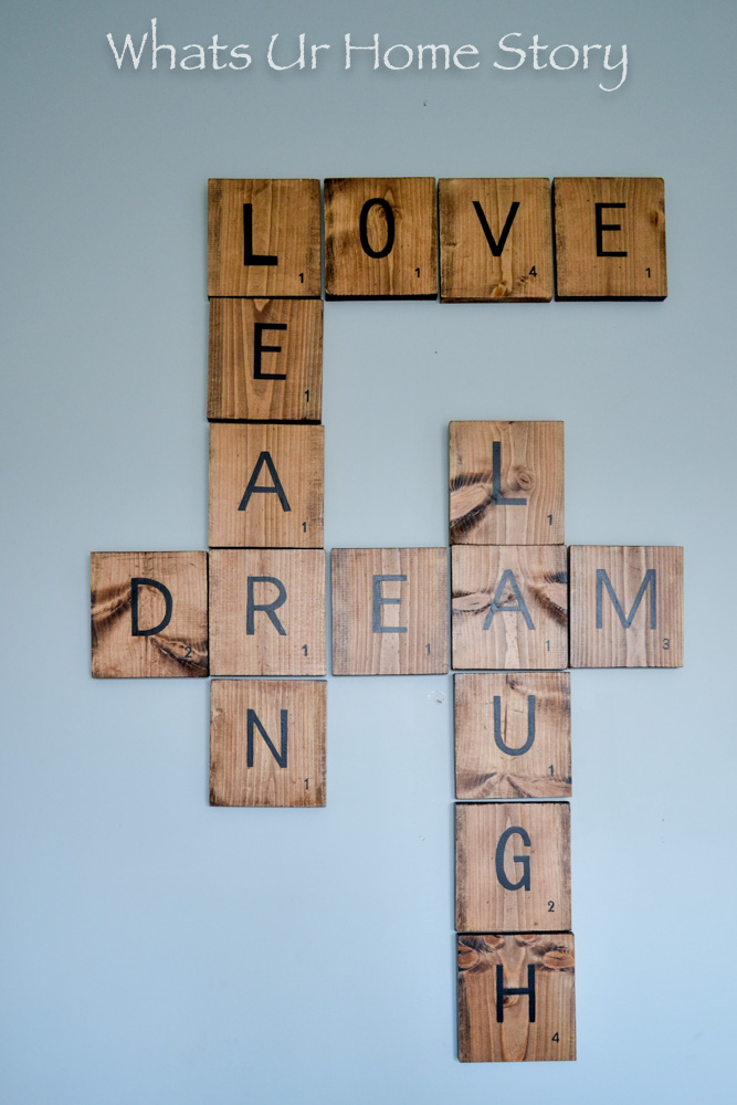 DIY Scrabble Tiles