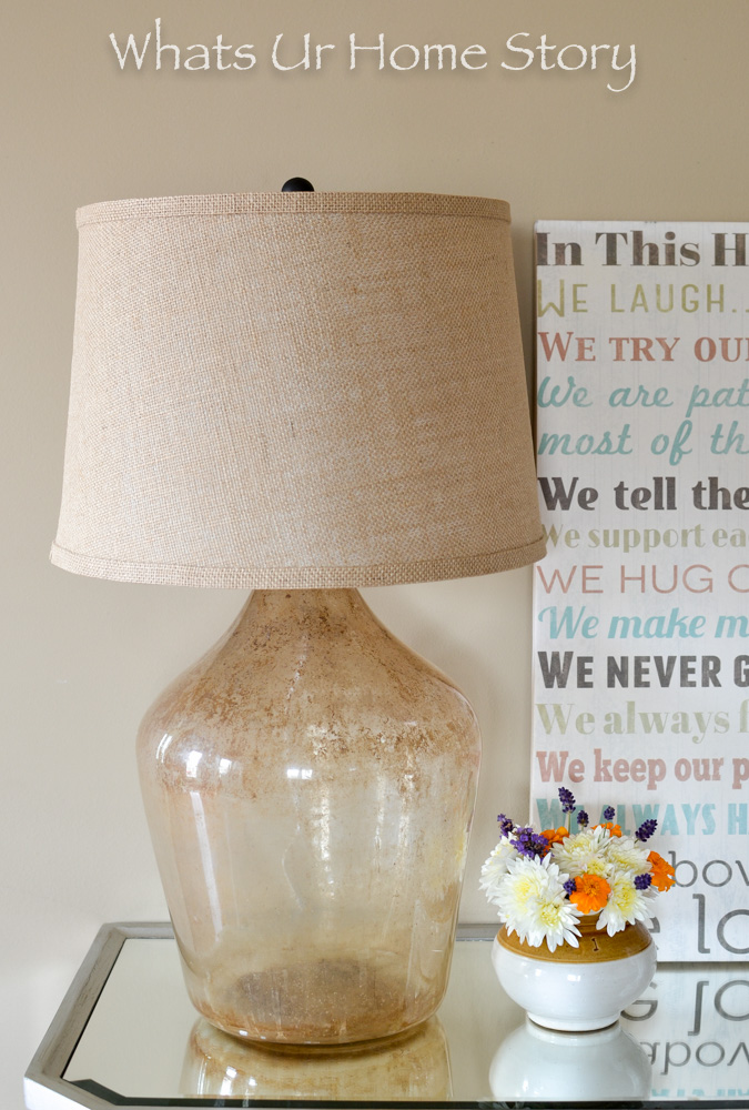 DIY Demijohn Lamp