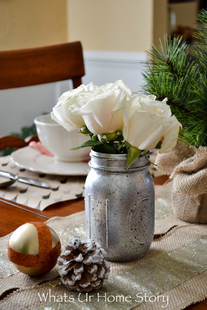 DIY Mercury Glass Vase