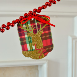 Egg Carton Holiday Amaryllis Ornament