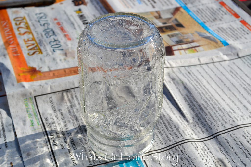 DIY Mercury Glass Vase