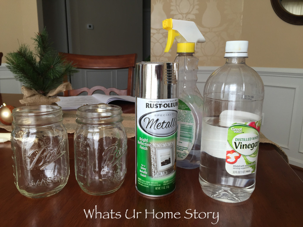 DIY Mercury Glass Vase