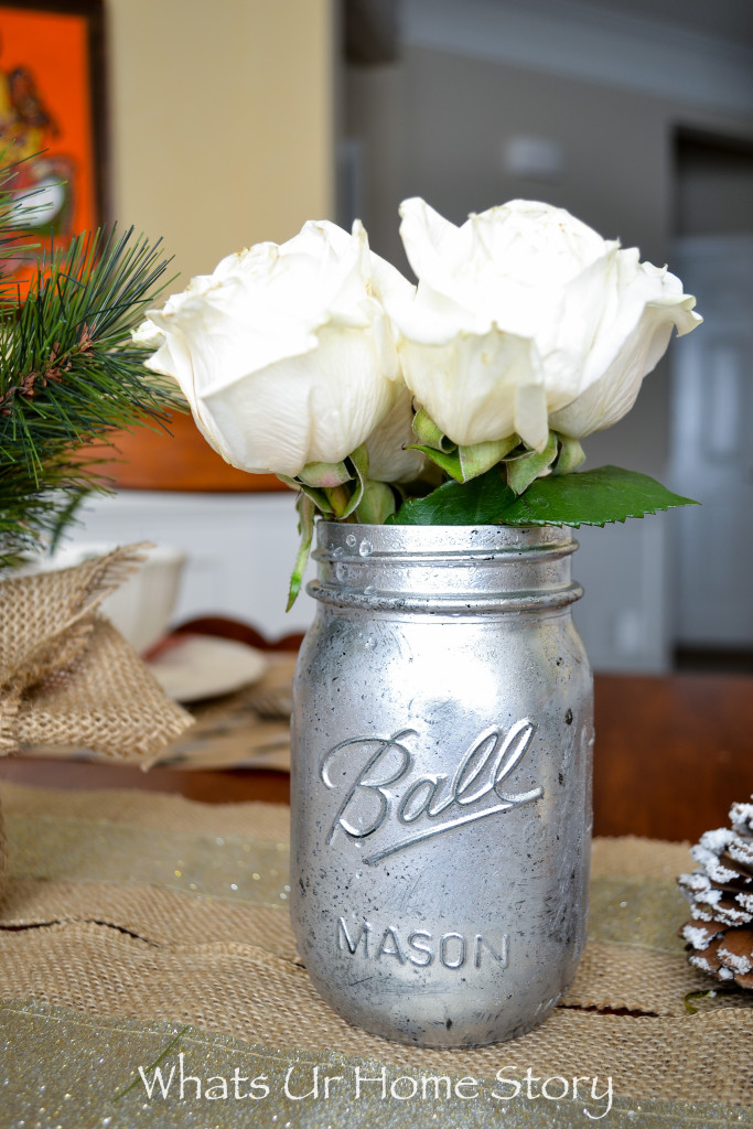 DIY Mercury Glass Vase