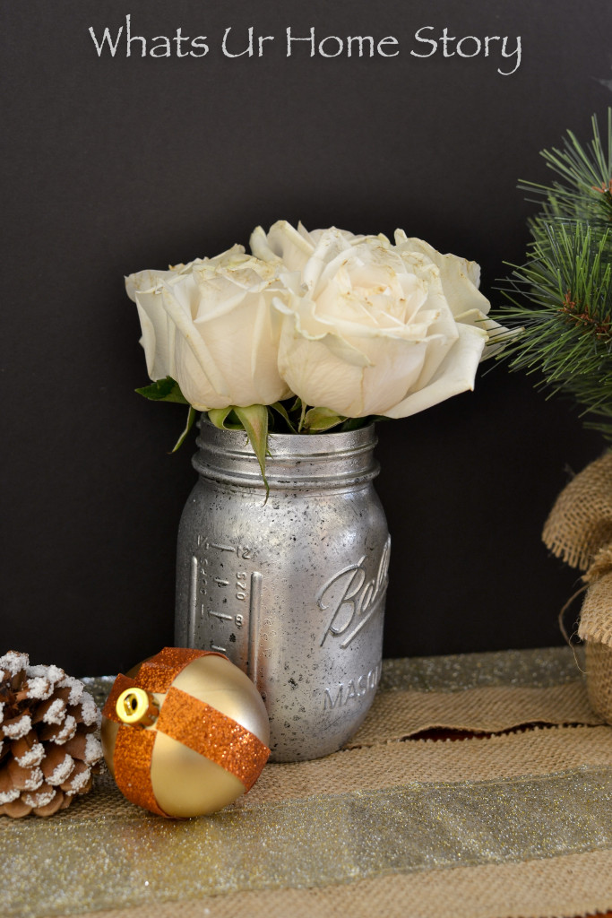 DIY Mercury Glass Vase