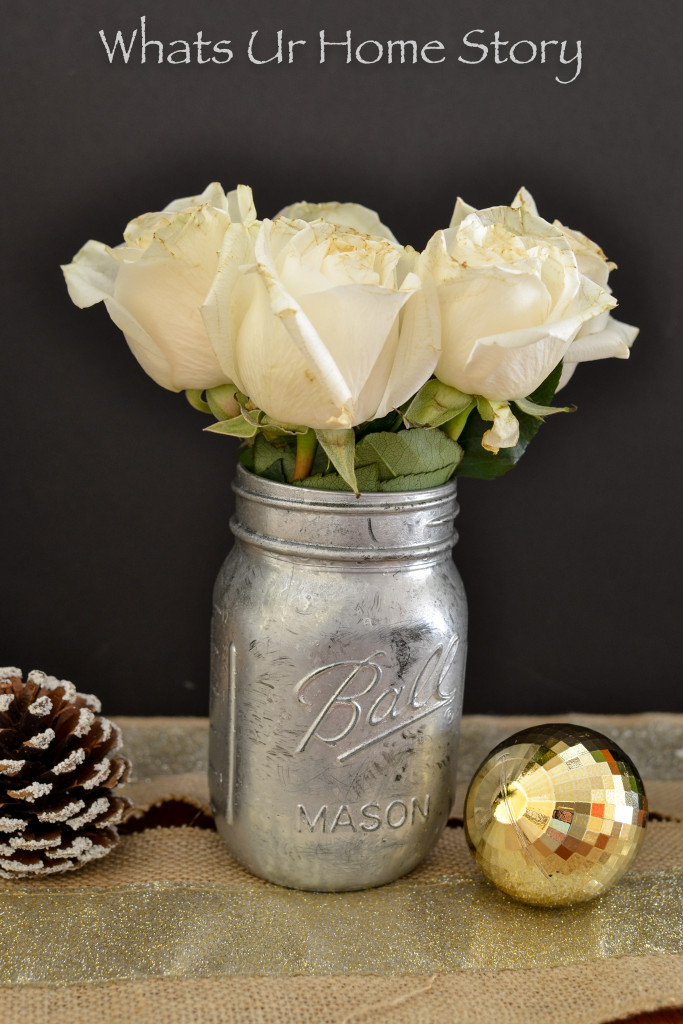 DIY Mercury Glass Vase