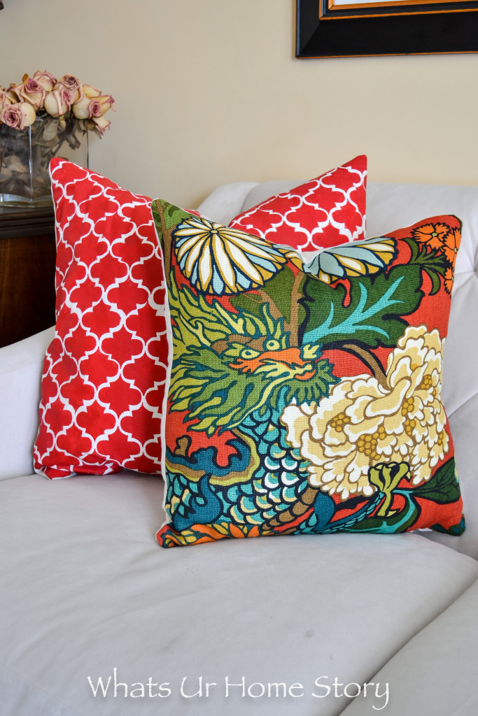 Sew An 18 inch Envelope Pillow Cover Tutorial - Through My Front Porch