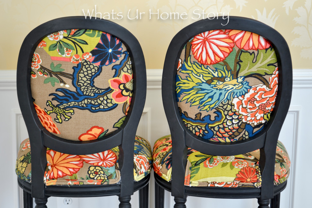 How to Give New Look to Old Fabric Bar Stools