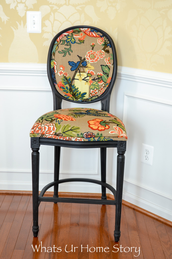 How to Give New Look to Old Fabric Bar Stools