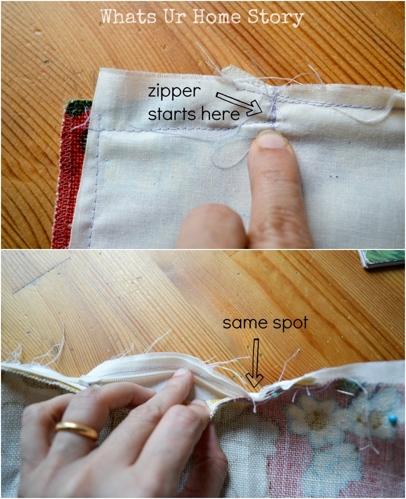 How to Make a Pillow Cover with Invisible Zipper