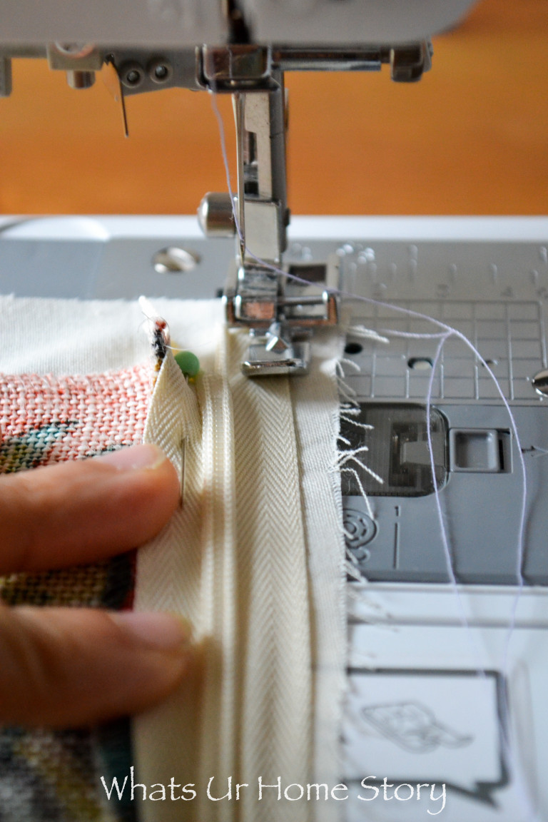 How to Make a Pillow Cover with Invisible Zipper Whats Ur Home Story