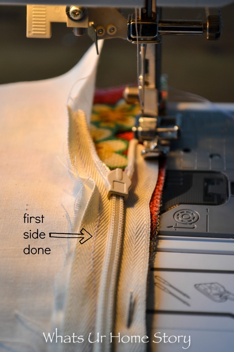How to Make a Pillow Cover with Invisible Zipper Whats Ur Home Story