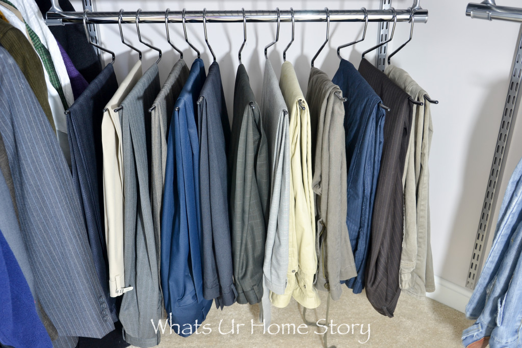 His Master Closet Makeover with Elfa System