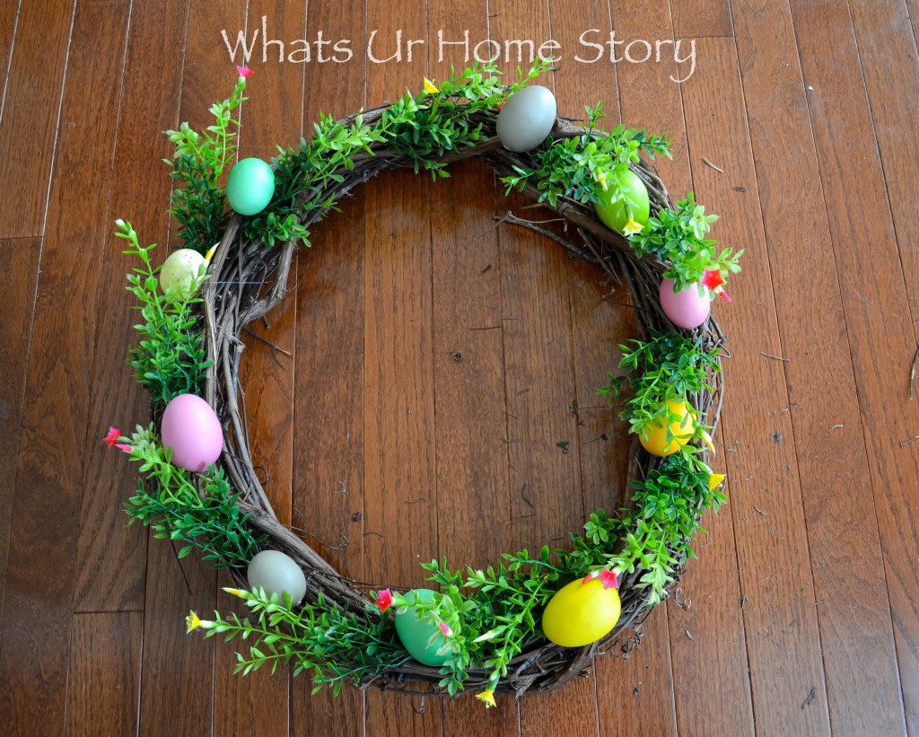 Easter Craft Ideas   Egg Wreath