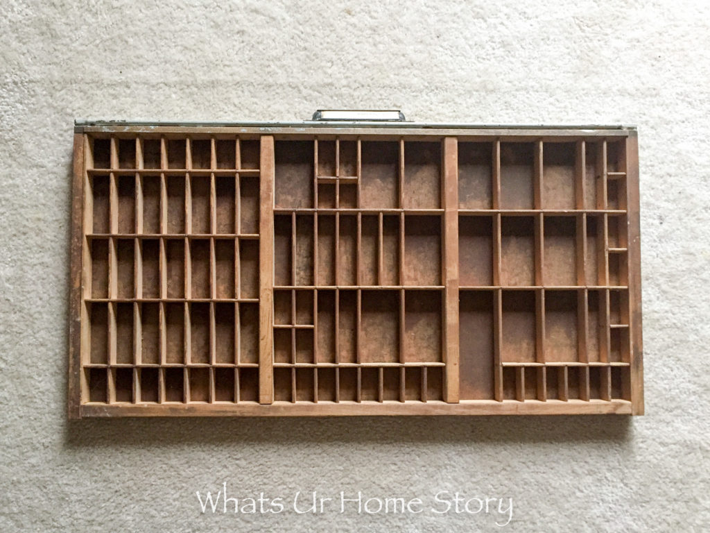 Letterpress Tray Jewelry Holder